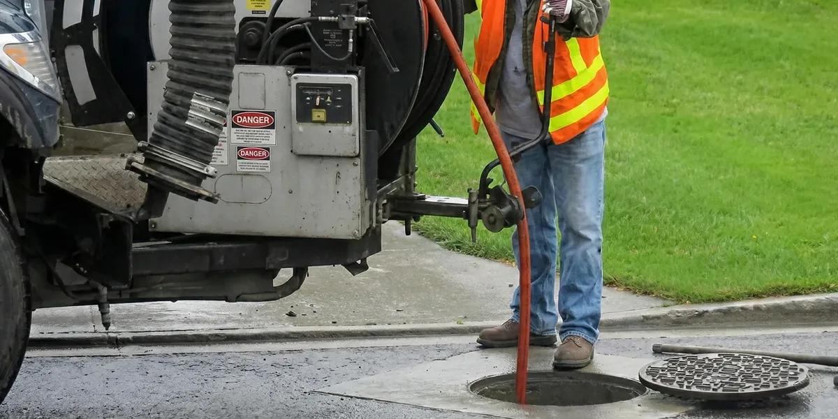 sewage clean up professionals using industrial equipment to remove contaminated wastewater in Oakland, CA